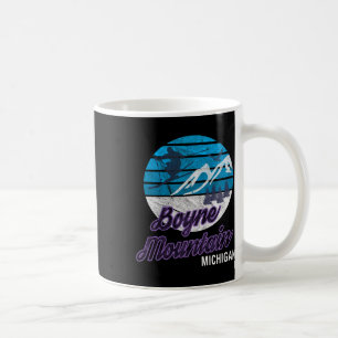 Caneca De Café Boyne Mountain Michigan Usa Ski Resort Snowboardin