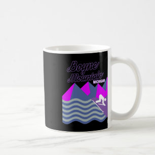 Caneca De Café Boyne Mountain Michigan Usa Ski Resort Snowboardin