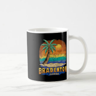 Caneca De Café Bradenton Flórida Lembrança Vintage Desgastada