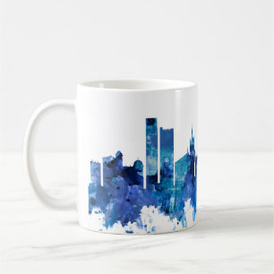Caneca De Café Bradford England Skyline Blue
