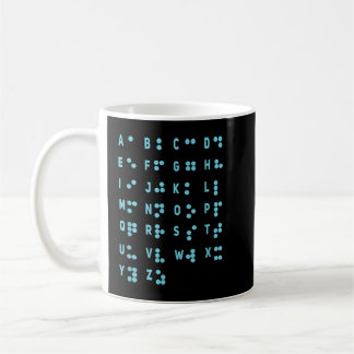 Caneca De Café Braille - Dia Mundial do Alfabeto - Pontos Imparáv
