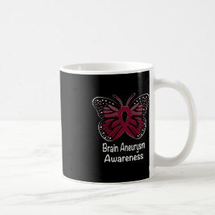 Caneca De Café Brain Aneurysm Sensibilização Guerreira Suporte Bu