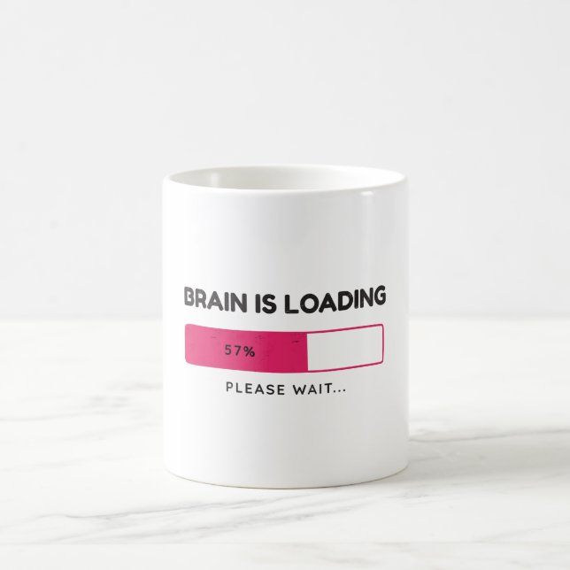 Caneca De Café Brain is loading, please wait (Centro)
