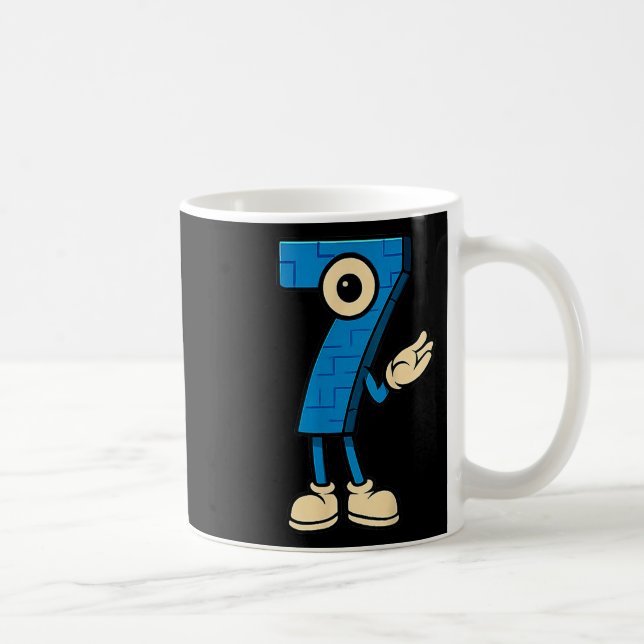 Caneca De Café Brainrot 67 Seis Sete 6 7 Meme Personalizado  (Direita)