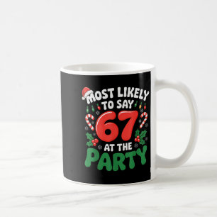 Caneca De Café Brainrot Natal Engraçado 67 Meme Natal Mais Prováv