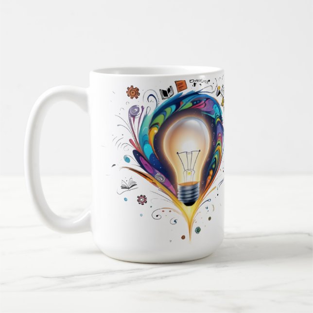 Caneca De Café Brainstorm e Achieve Mug | Aumente sua criatividad (Esquerda)