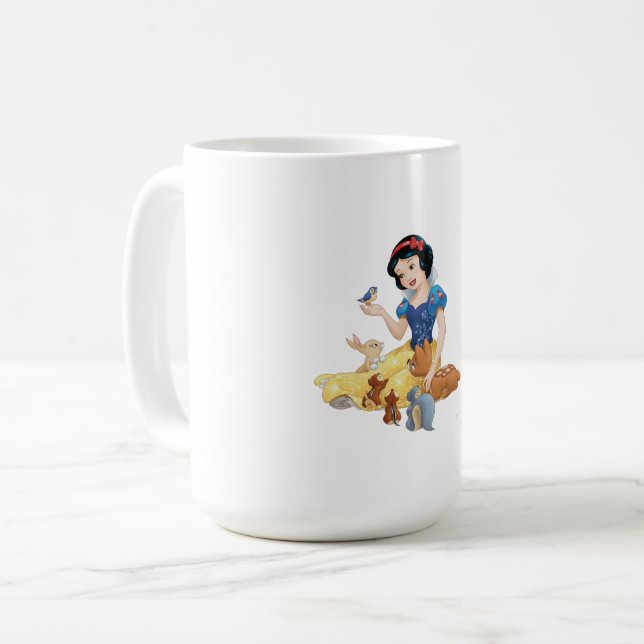 Caneca De Café Branca de Neve (Frente Esquerda)