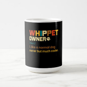 Caneca De Café Branca Engraçada Vintage Retro Cachorro Mãe Pai