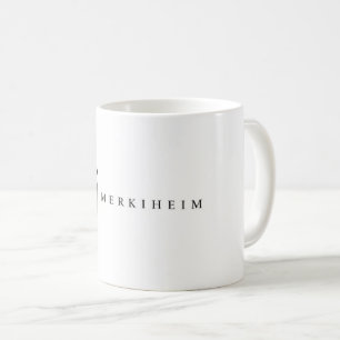 Caneca de Café Branca Merkiheim   Bindru Nórdico M
