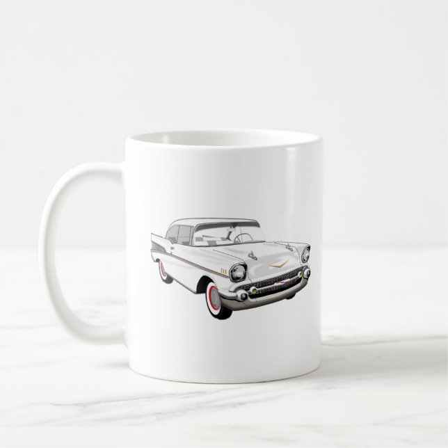 Caneca De Café Branco '57 Shoebox (Esquerda)