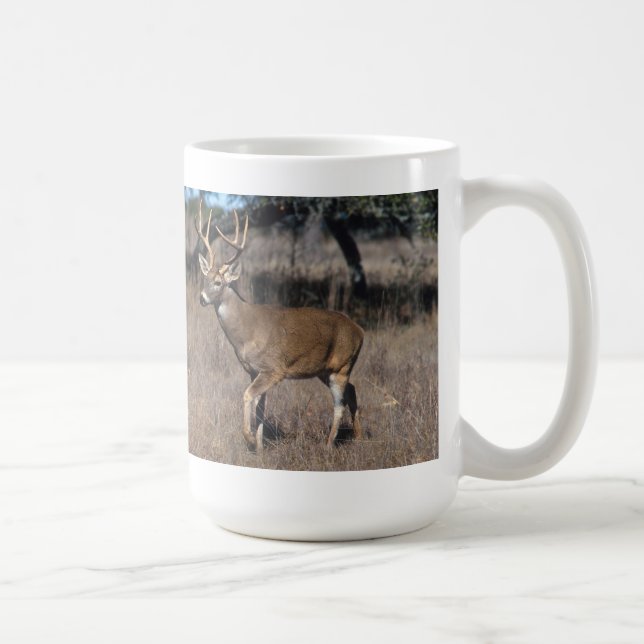 Caneca de café Branco-Atada dos cervos (Direita)