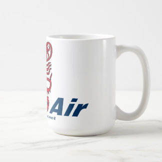 Caneca de café branco clássica