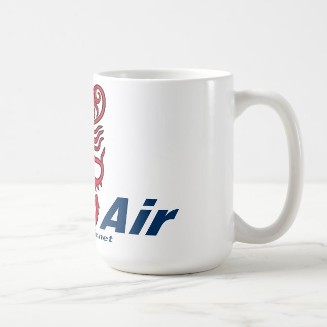 Caneca de café branco clássica (Direita)