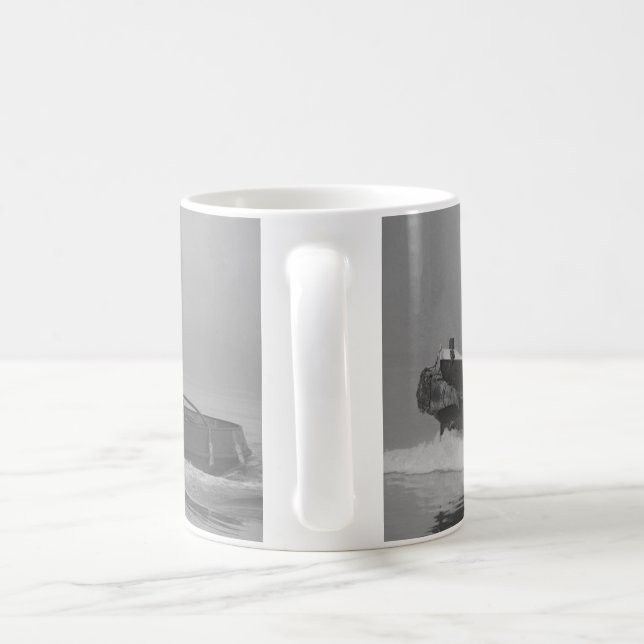 Caneca de café branco clássica resistente como um (Alça)