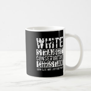 Caneca De Café Branco Conservador Cristão Reto De Que Outro Modo