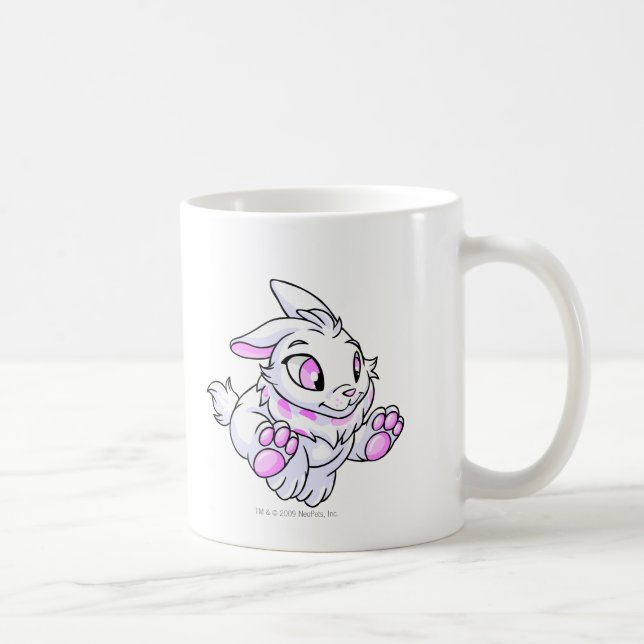 Caneca De Café Branco de Cybunny (Direita)