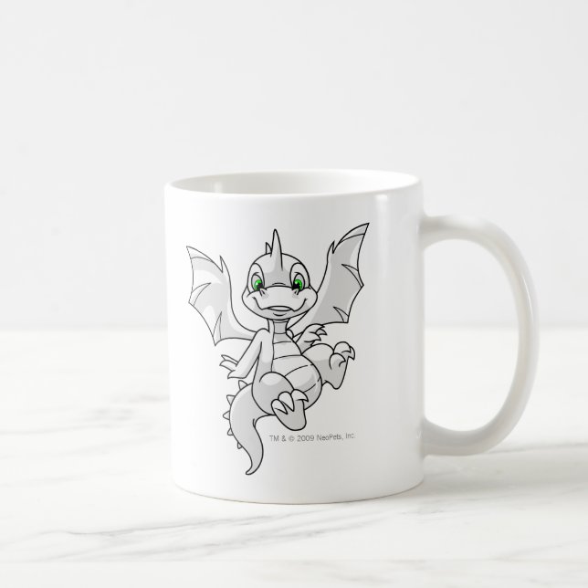 Caneca De Café Branco de Scorchio (Direita)