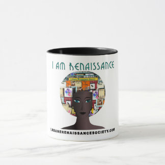 Caneca de café branco fêmea do renascimento cortês