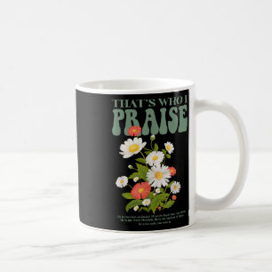 Caneca De Café Brandon Thats Quem Eu Louvo Jesus Christian Lake M