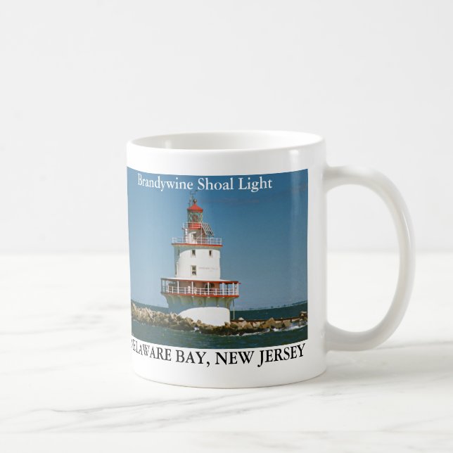 Caneca De Café Brandywine Shoal Light, New Jersey Mug (Direita)