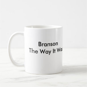 Caneca De Café Branson a maneira era