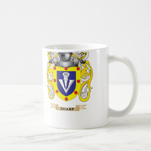 Caneca De Café Brasão afiada (crista da família)