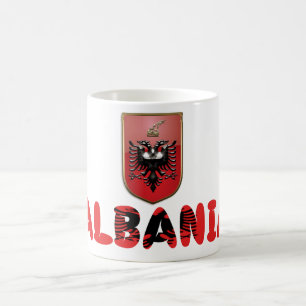 Caneca De Café Brasão albanesa