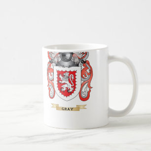 Caneca De Café Brasão cinzenta (crista da família)