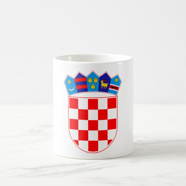 Caneca De Café Brasão croata (Centro)