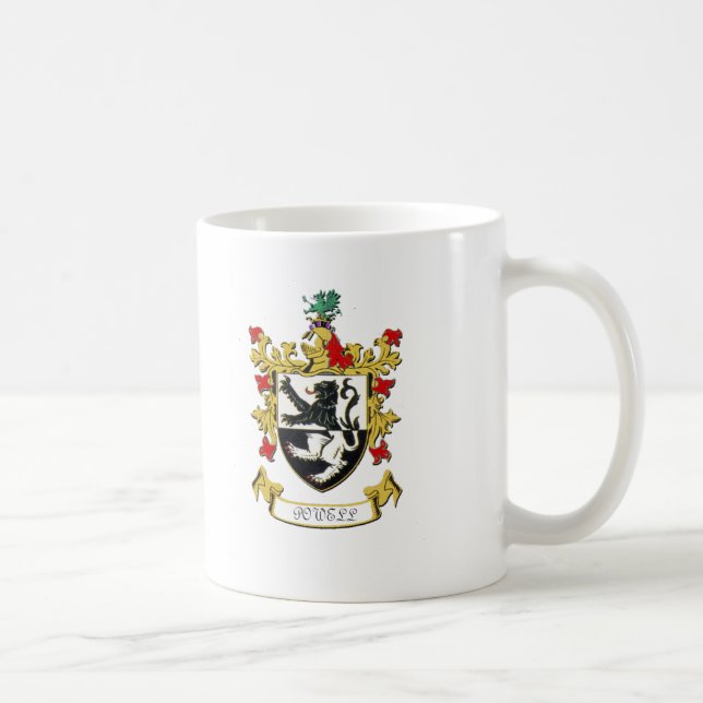 Caneca De Café Brasão da família de Powell (Direita)