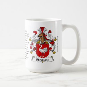 Caneca De Café Brasão da família de Strauss