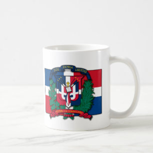 Caneca De Café Brasão da República Dominicana