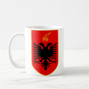Caneca De Café Brasão de armas da Albânia
