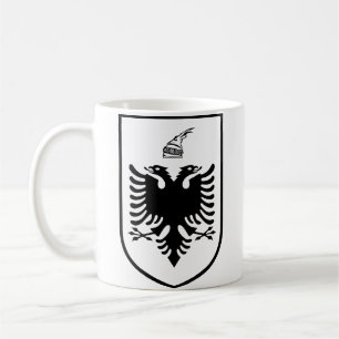 Caneca De Café Brasão de armas da Albânia