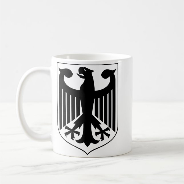 Caneca De Café Brasão de armas da Alemanha (Esquerda)
