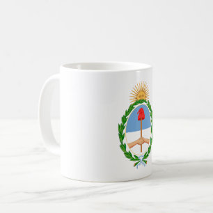 Caneca De Café Brasão de armas da Argentina símbolo emblema bande