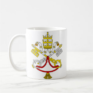 Caneca De Café Brasão de armas da Cidade do Vaticano