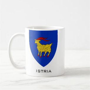 Caneca De Café Brasão de Armas da Legado Adriático da Ístria