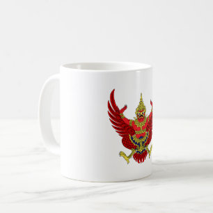 Caneca De Café Brasão de armas da Tailândia símbolo emblema bande