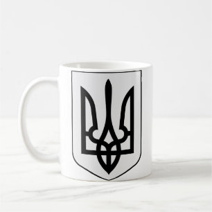 Caneca De Café Brasão de armas da Ucrânia