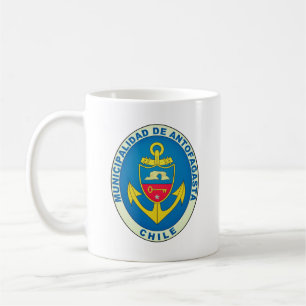 Caneca De Café Brasão de Armas de Antofagasta, Chile