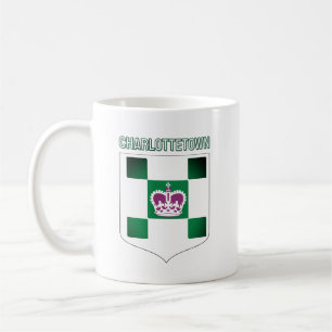 Caneca De Café Brasão de armas de Charlottetown - PEI