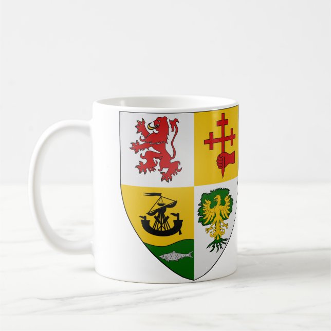 Caneca De Café Brasão de Armas de Macdonald de Clanranald (Esquerda)