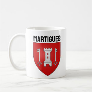 Caneca De Café Brasão de Armas de Martigues, França