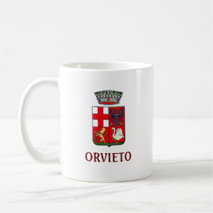 Caneca De Café Brasão de Armas de Orvieto, Itália