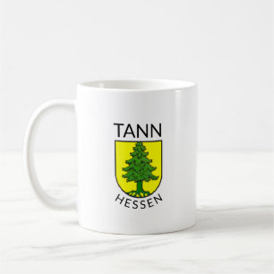 Caneca De Café Brasão de Armas de Tann, Hesse (Alemanha)