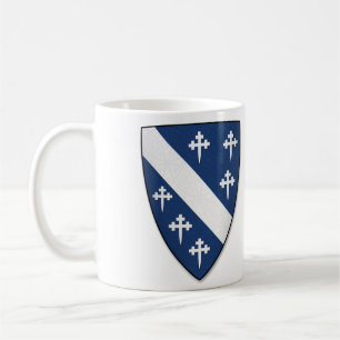 Caneca De Café Brasão de Armas do Clã Cheyne da Escócia