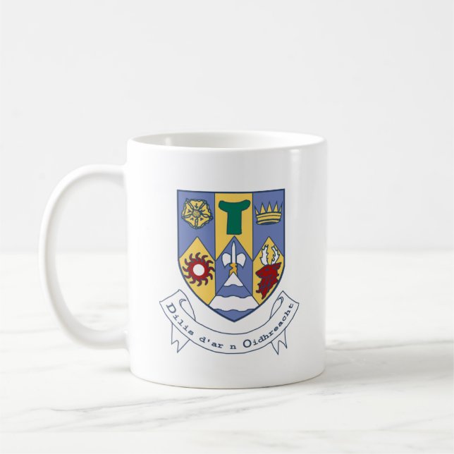 Caneca De Café Brasão de Armas do Condado de Clare, Irlanda Canec (Esquerda)