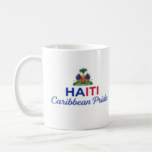 Caneca De Café Brasão de Armas do Haiti Orgulho Diário