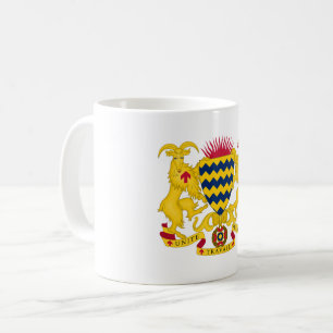 Caneca De Café Brasão de armas do país Chade símbolo emblema band